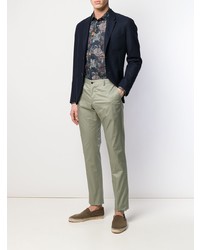 Оливковые брюки чинос от Etro