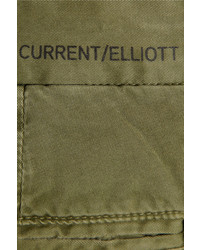 Женские оливковые брюки чинос от Current/Elliott
