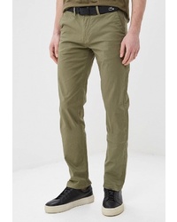 Оливковые брюки чинос от Van Hipster