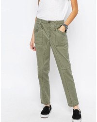 Женские оливковые брюки от Asos