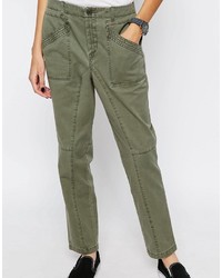 Женские оливковые брюки от Asos