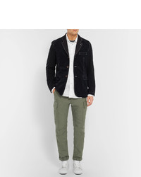 Мужские оливковые брюки от Engineered Garments