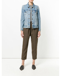 Женские оливковые брюки от Masscob