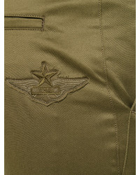 Мужские оливковые брюки от Saint Laurent