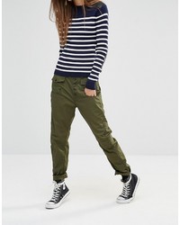 Женские оливковые брюки от G Star