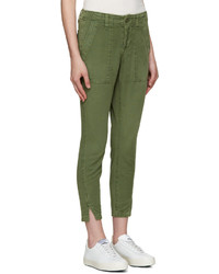 Женские оливковые брюки от Amo