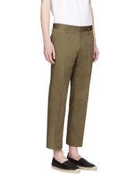 Мужские оливковые брюки от Marc Jacobs