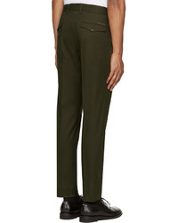 Мужские оливковые брюки от Dolce & Gabbana