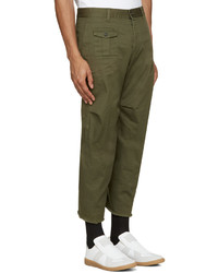 Мужские оливковые брюки от DSQUARED2