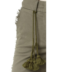 Женские оливковые брюки от Figue