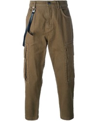 Мужские оливковые брюки от Helmut Lang