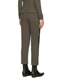 Женские оливковые брюки от Haider Ackermann