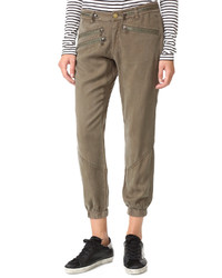 Женские оливковые брюки от Pam & Gela