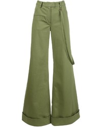 Женские оливковые брюки от Rosie Assoulin