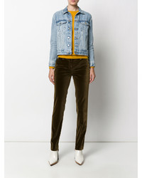 Женские оливковые брюки от Etro