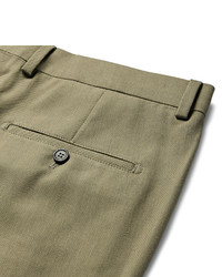 Мужские оливковые брюки от Ami