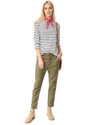 Женские оливковые брюки от The Great