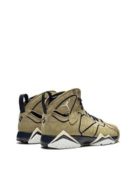 Мужские оливковые высокие кеды от Jordan