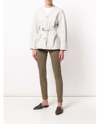 Оливковые джинсы скинни от Twin-Set