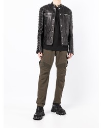 Мужские оливковые джинсы от Balmain