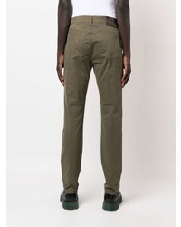 Мужские оливковые джинсы от Moschino