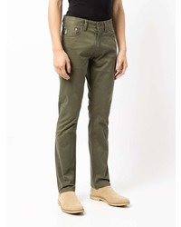 Мужские оливковые джинсы от Polo Ralph Lauren