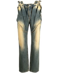Мужские оливковые джинсы от JUNTAE KIM