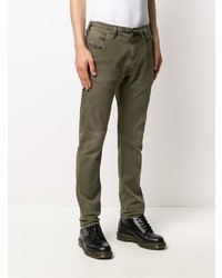 Мужские оливковые джинсы от Diesel