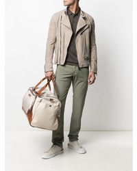 Мужские оливковые джинсы от Jacob Cohen