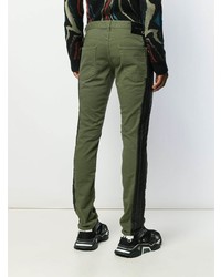 Мужские оливковые джинсы от Just Cavalli