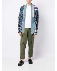 Мужские оливковые джинсы от Greg Lauren