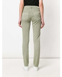 Женские оливковые джинсы от AG Jeans