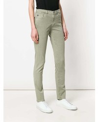 Женские оливковые джинсы от AG Jeans