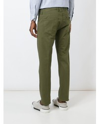 Мужские оливковые джинсы от Pt05