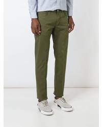 Мужские оливковые джинсы от Pt05