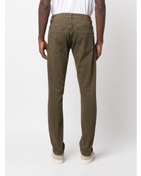 Мужские оливковые джинсы от Dondup