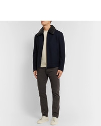 Мужские оливковые джинсы от Brioni