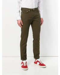 Мужские оливковые джинсы от Ps By Paul Smith