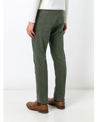 Мужские оливковые джинсы от Jacob Cohen