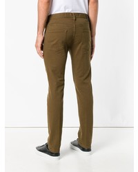 Мужские оливковые джинсы от Mauro Grifoni