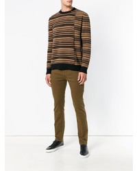 Мужские оливковые джинсы от Mauro Grifoni