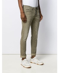 Мужские оливковые джинсы от Dondup