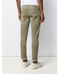Мужские оливковые джинсы от Dondup