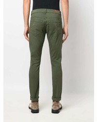 Мужские оливковые джинсы от Dondup