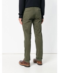 Мужские оливковые джинсы от Massimo Alba