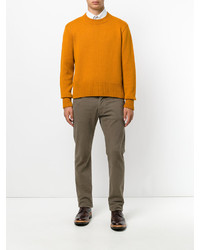 Мужские оливковые джинсы от Jacob Cohen