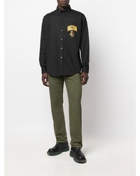 Мужские оливковые джинсы от Moschino