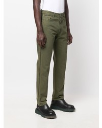 Мужские оливковые джинсы от Moschino