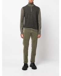 Мужские оливковые джинсы от Jacob Cohen