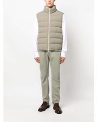 Мужские оливковые джинсы от Brunello Cucinelli